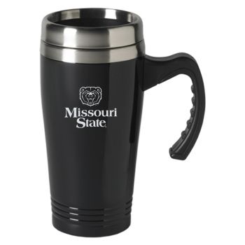 16 oz Stainless Steel Coffee Mug with handle - Missouri State Bears