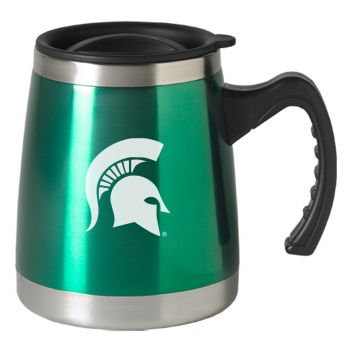 16 oz Stainless Steel Coffee Tumbler - Michigan State Spartans