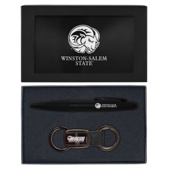 Prestige Pen and Keychain Gift Set - Winston-Salem State University 