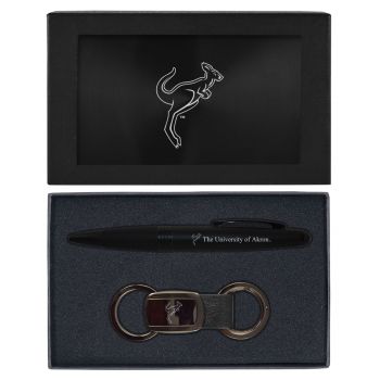 Prestige Pen and Keychain Gift Set - Akron Zips