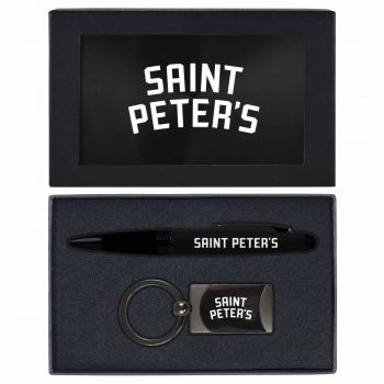 Prestige Pen and Keychain Gift Set - St. Peter's Peacocks