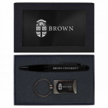 Prestige Pen and Keychain Gift Set - Brown Bears