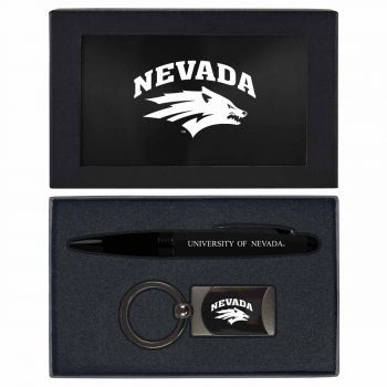 Prestige Pen and Keychain Gift Set - Nevada Wolf Pack