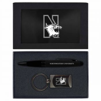 Prestige Pen and Keychain Gift Set - Northwestern Wildcats