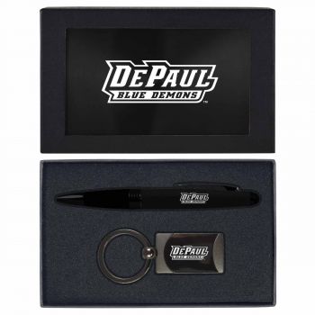 Prestige Pen and Keychain Gift Set - DePaul Blue Demons