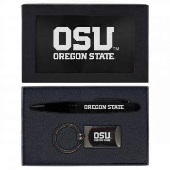 Prestige Pen and Keychain Gift Set - Oregon State Beavers