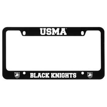 Stainless Steel License Plate Frame - Army Black Knights