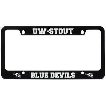 Stainless Steel License Plate Frame - Wisconsin-Stout