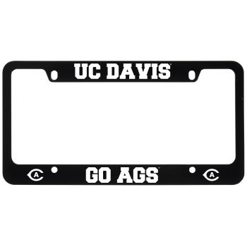 Stainless Steel License Plate Frame - UC Davis Aggies