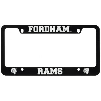 Stainless Steel License Plate Frame - Fordham Rams