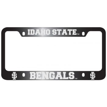Stainless Steel License Plate Frame - Idaho State Bengals