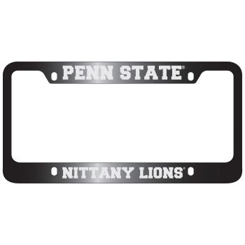 Stainless Steel License Plate Frame - Penn State Lions