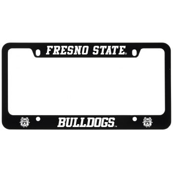 Stainless Steel License Plate Frame - Fresno State Bulldogs