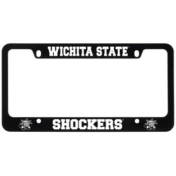 Stainless Steel License Plate Frame - Wichita State Shocker