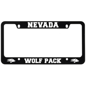 Stainless Steel License Plate Frame - Nevada Wolf Pack