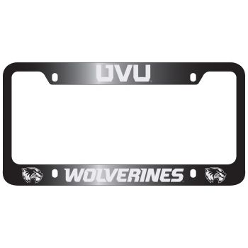 Stainless Steel License Plate Frame - UVU Wolverines