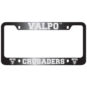 Stainless Steel License Plate Frame - Valparaiso Crusaders