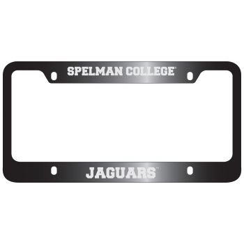 Stainless Steel License Plate Frame - Spelman jaguars