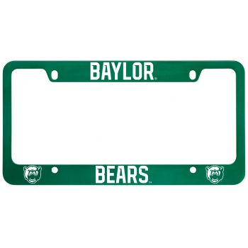 Stainless Steel License Plate Frame - Baylor Bears