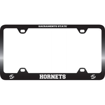 Stainless Steel License Plate Frame - Sacramento State Hornets