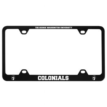 Stainless Steel License Plate Frame - GWU Colonials