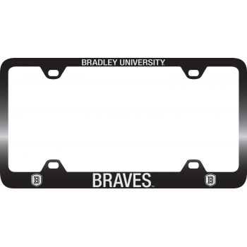 Stainless Steel License Plate Frame - Bradley Braves