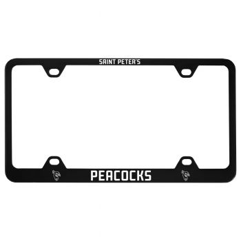Stainless Steel License Plate Frame - St. Peter's Peacocks