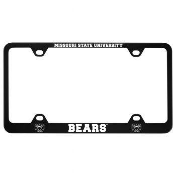 Stainless Steel License Plate Frame - Missouri State Bears