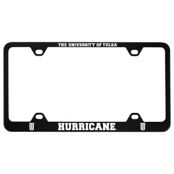 Stainless Steel License Plate Frame - Tulsa Golden Hurricanes
