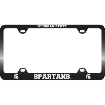 Stainless Steel License Plate Frame - Michigan State Spartans