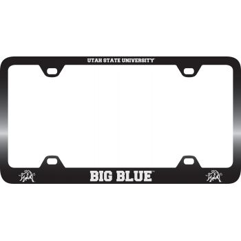 Stainless Steel License Plate Frame - Utah State Aggies