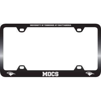 Stainless Steel License Plate Frame - Tennessee Chattanooga Mocs