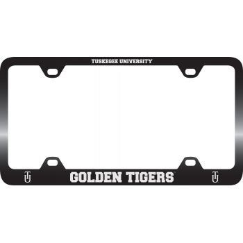 Stainless Steel License Plate Frame - Tuskegee Tigers