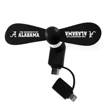 Cell Phone Fan USB and Lightning Compatible - Alabama Crimson Tide