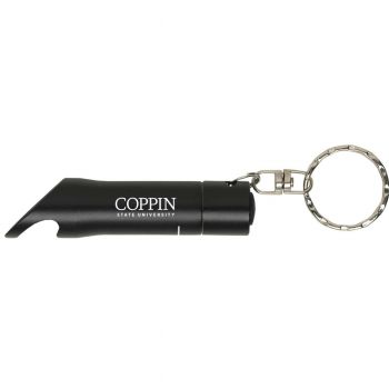 Keychain Bottle Opener & Flashlight - Coppin State Eagles