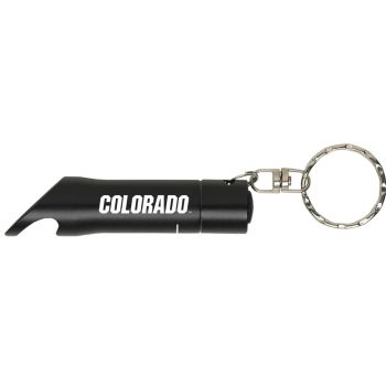 Keychain Bottle Opener & Flashlight - Colorado Buffaloes