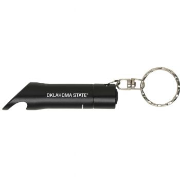 Keychain Bottle Opener & Flashlight - Oklahoma State Bobcats