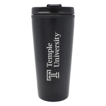 16 oz Insulated Tumbler with Lid - Temple Owls