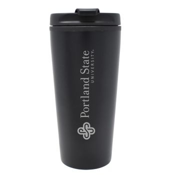 16 oz Insulated Tumbler with Lid - Portland State 