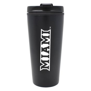 16 oz Insulated Tumbler with Lid - Miami RedHawks