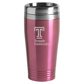 16 oz Stainless Steel Insulated Tumbler - Temple Owls