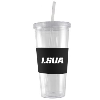 24 oz. Acrylic Tumbler with Silicone Sleeve - LSUA Generals