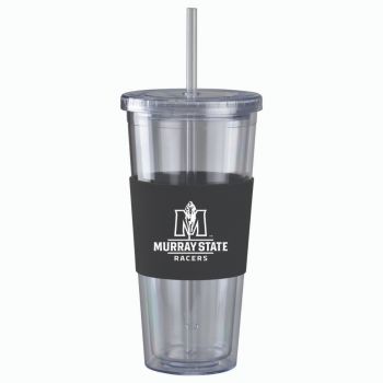 24 oz. Acrylic Tumbler with Silicone Sleeve - Murray State Racers