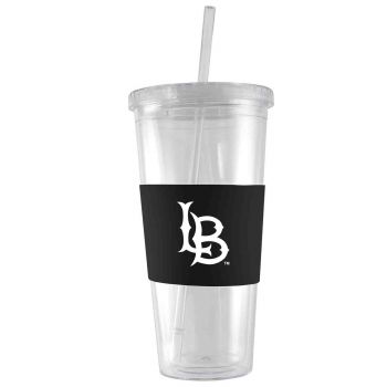 24 oz. Acrylic Tumbler with Silicone Sleeve - Long Beach State 49ers