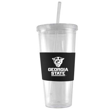 24 oz. Acrylic Tumbler with Silicone Sleeve - Georgia State Panthers