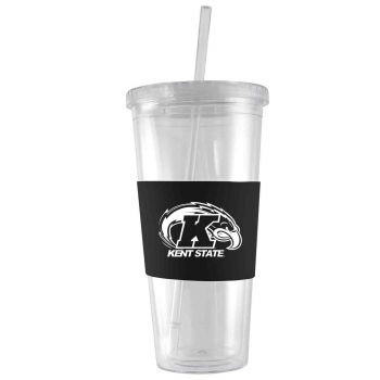 24 oz. Acrylic Tumbler with Silicone Sleeve - Kent State Eagles