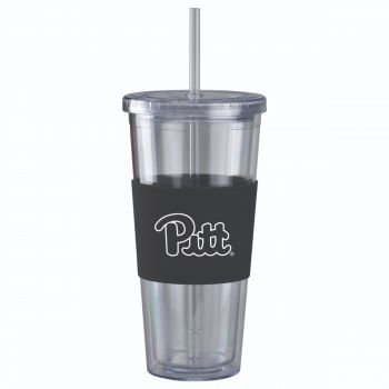 24 oz. Acrylic Tumbler with Silicone Sleeve - Pittsburgh Panthers