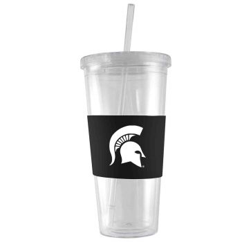 24 oz. Acrylic Tumbler with Silicone Sleeve - Michigan State Spartans