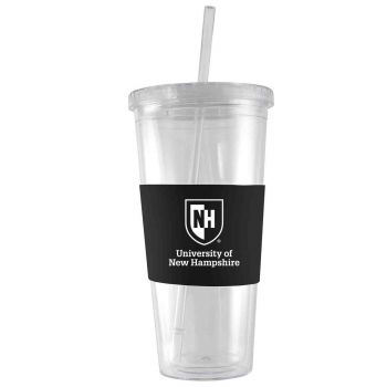 24 oz. Acrylic Tumbler with Silicone Sleeve - New Hampshire Wildcats