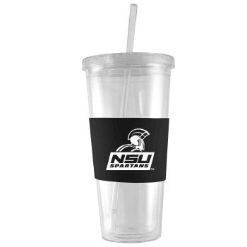 24 oz. Acrylic Tumbler with Silicone Sleeve - Norfolk State Spartans